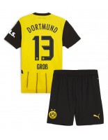 Otroške Nogometnih dresov Borussia Dortmund Pascal Gross #13 Domači 2024-25 Kratki rokavi (+ hlače)